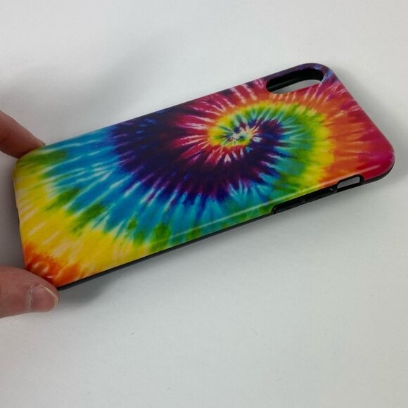 Tie Dye Phone Case iPhone X Psychedelic Bright Flexible Stretch Hippie Bohemian - Picture 13 of 13